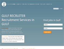 Tablet Screenshot of gulfrecruiter.com